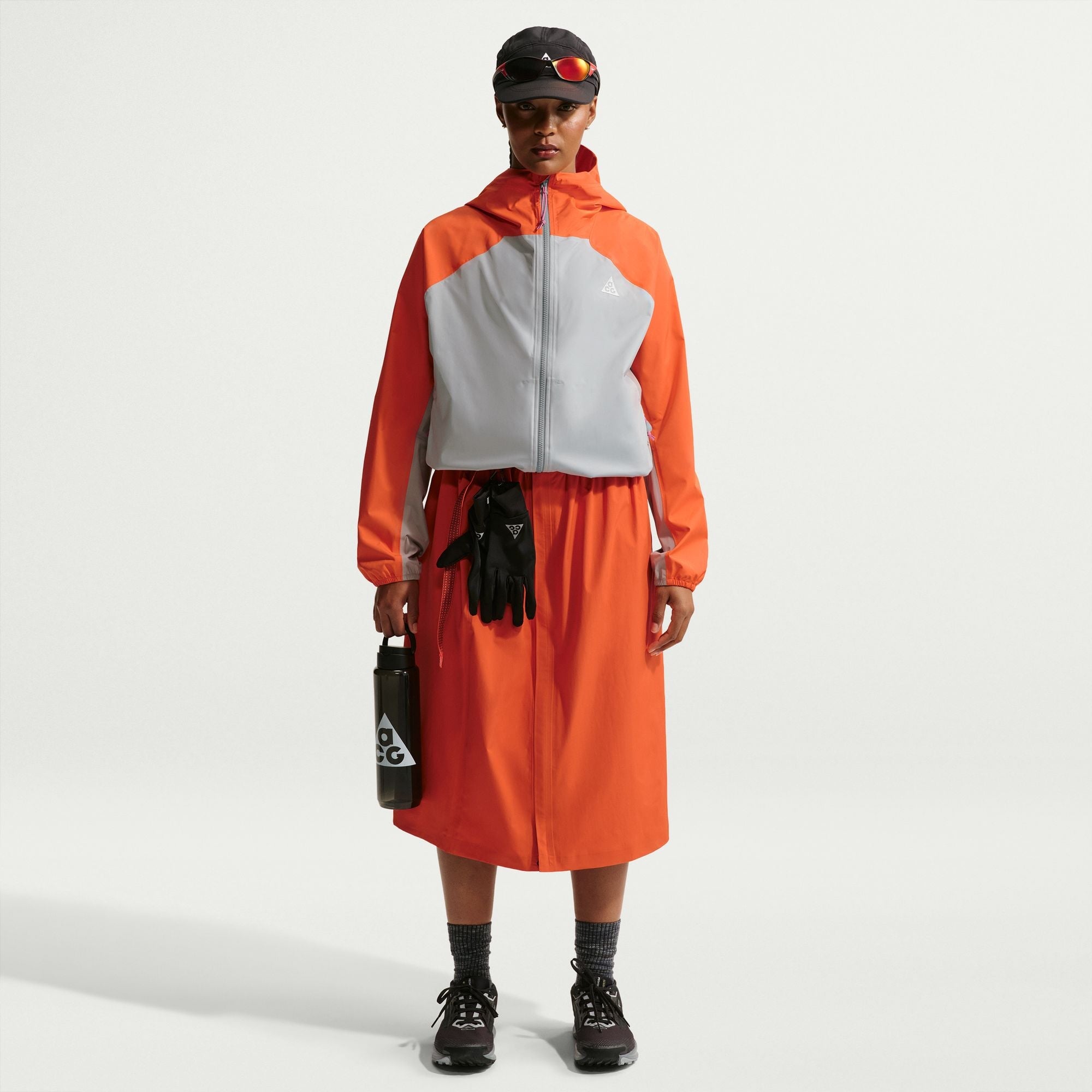 NIKEナイキACG STORM-FITXXLオレンジグレーナイロン00s襤褸 Nike ACG 