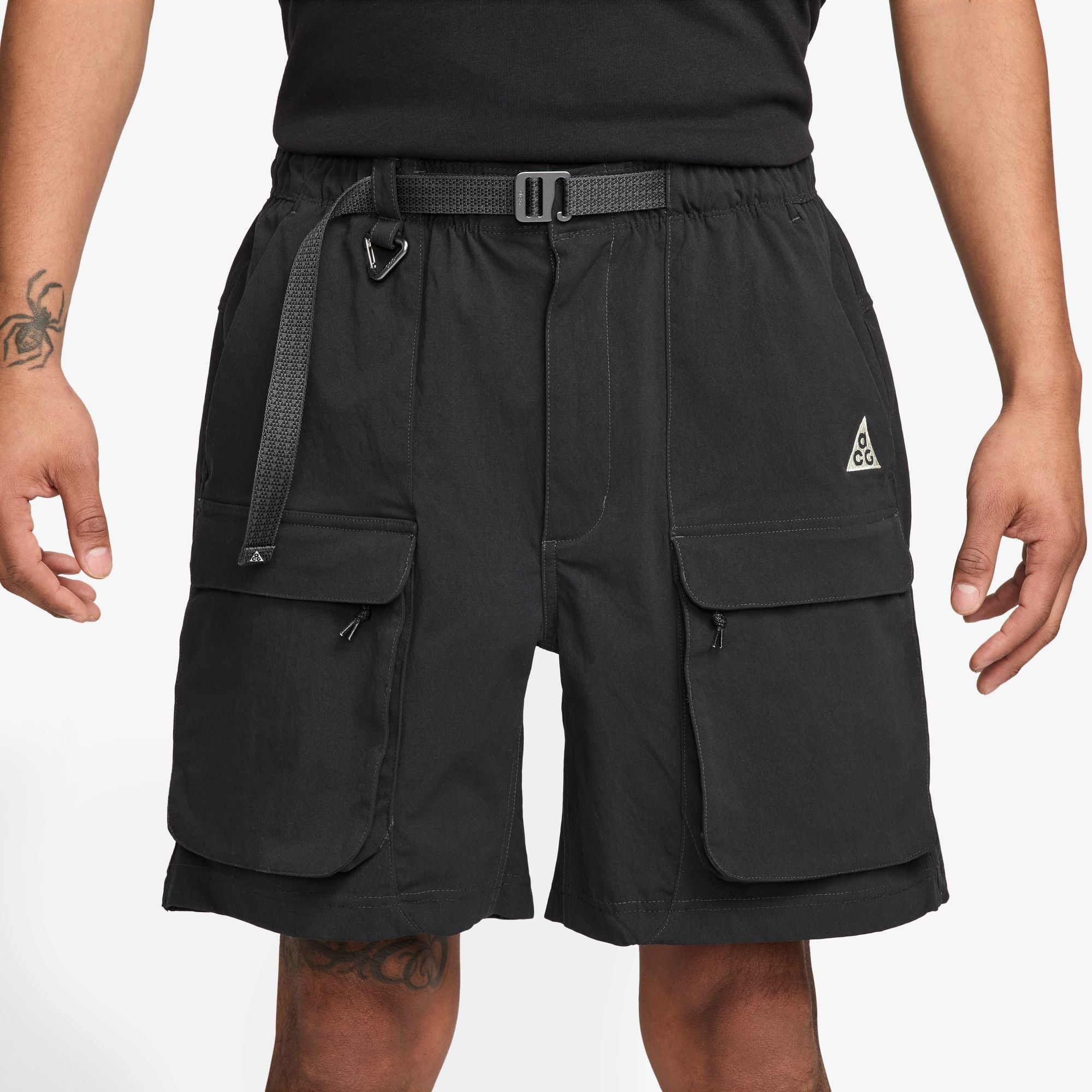 nike acg black cargo shorts