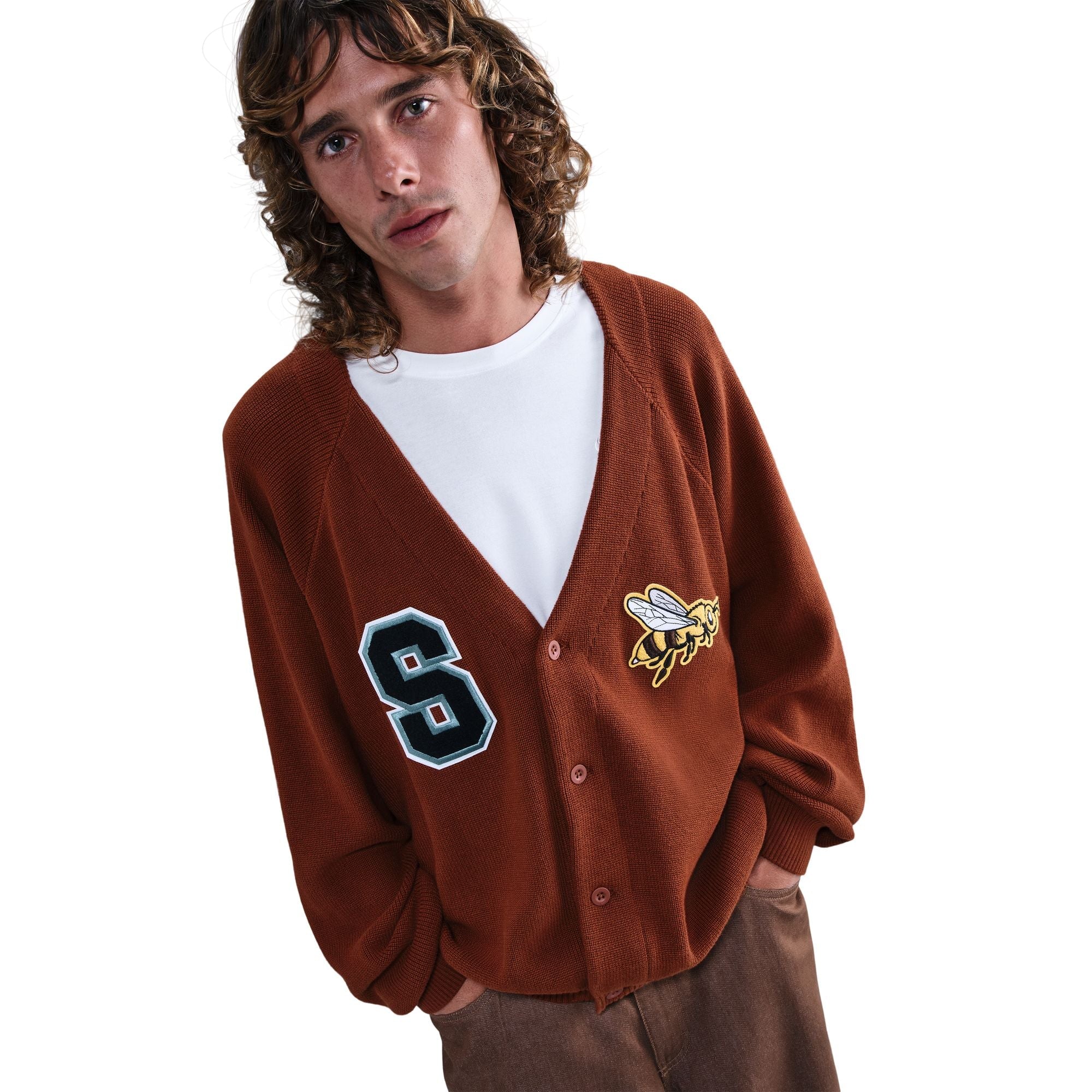 Nike SB Collegial Cardigan Pullover Herren Strickpullover Nike Skateboarding 