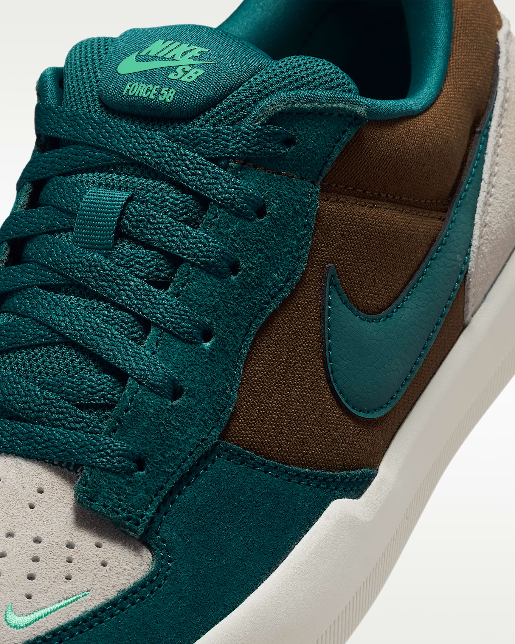 Nike SB Force 58 Mosswood Brown/Geode Bild 7
