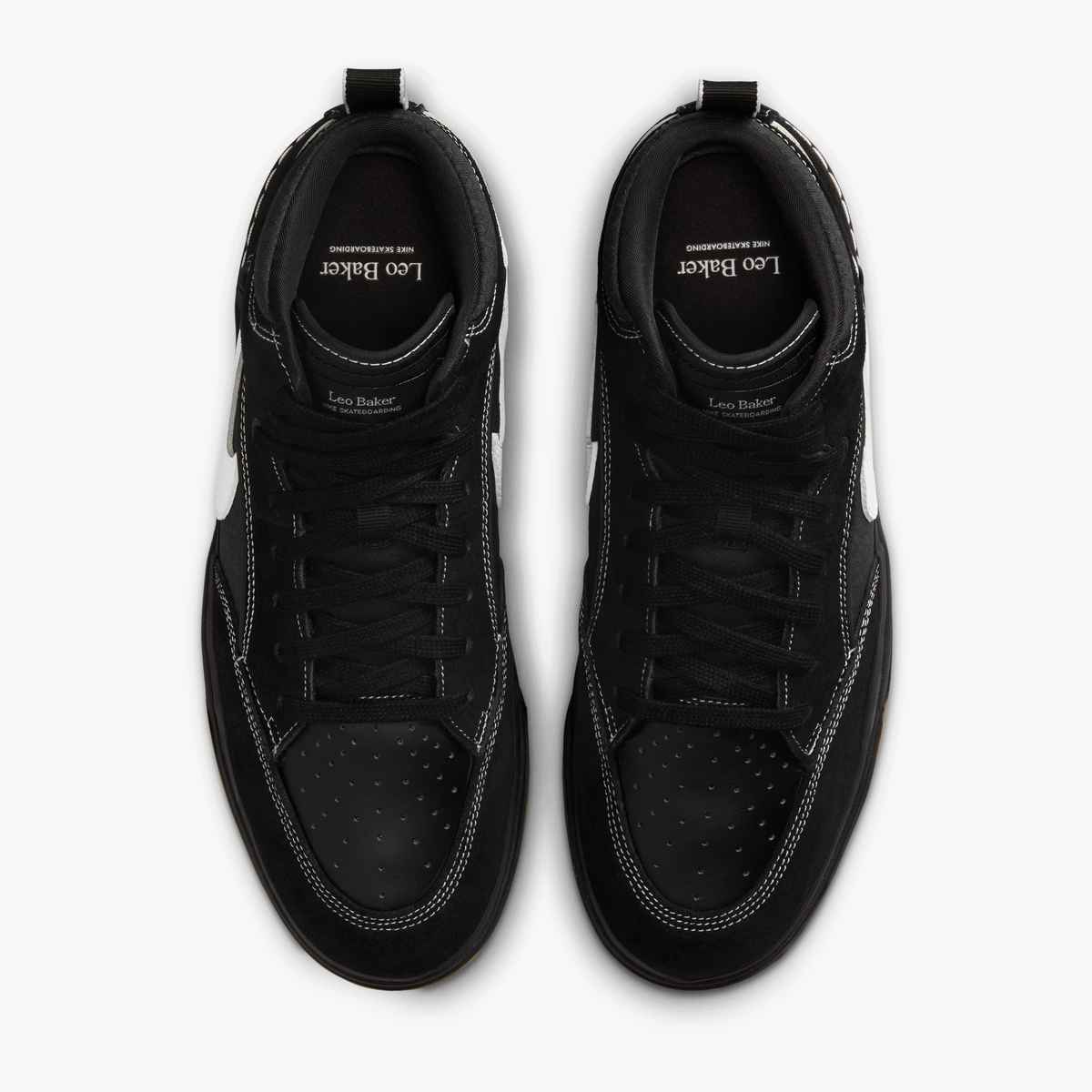 Nike SB React Leo Black/White-Black-Gu Bild 2