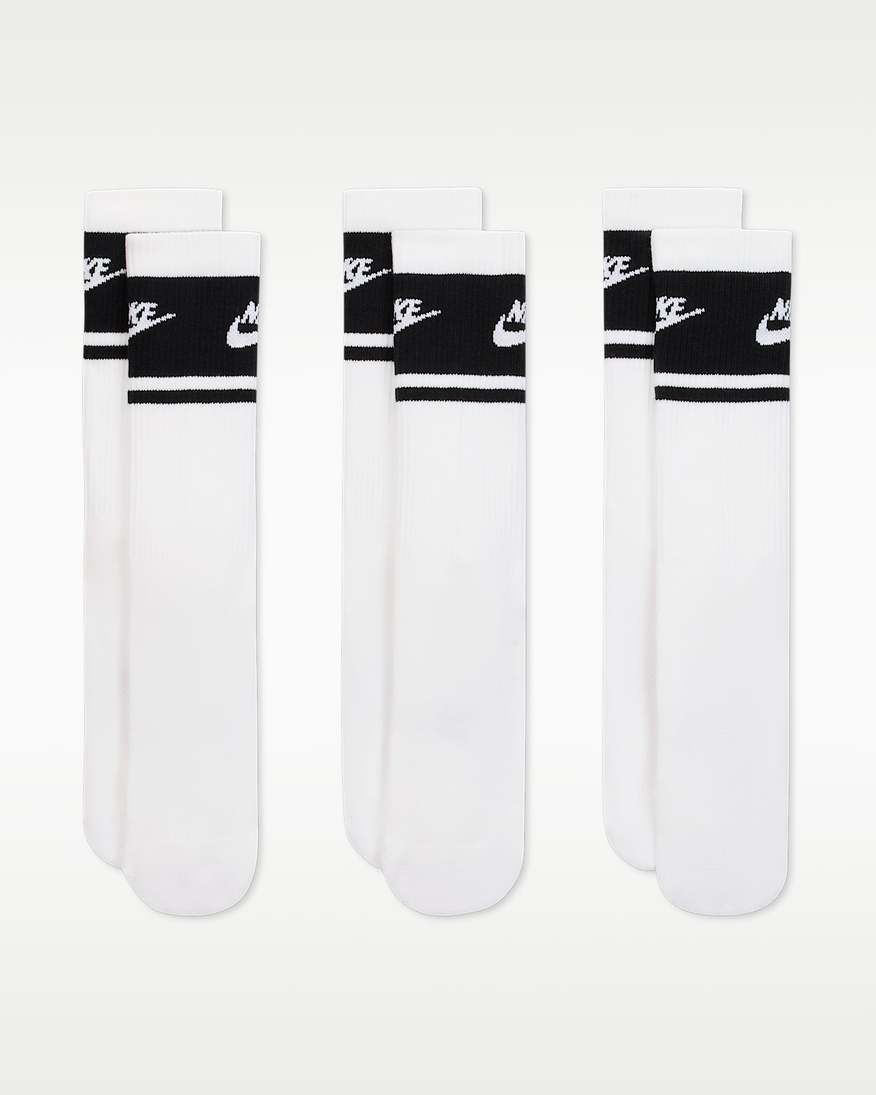 U Nk Ed Elvd Crw 3P Fta St-144 White/Black Bild 2