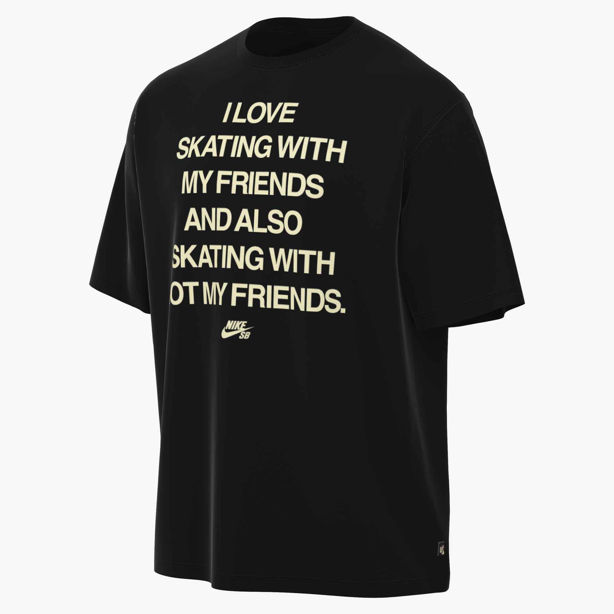 U Nk SB Tee Lse My Friends Black Bild 3