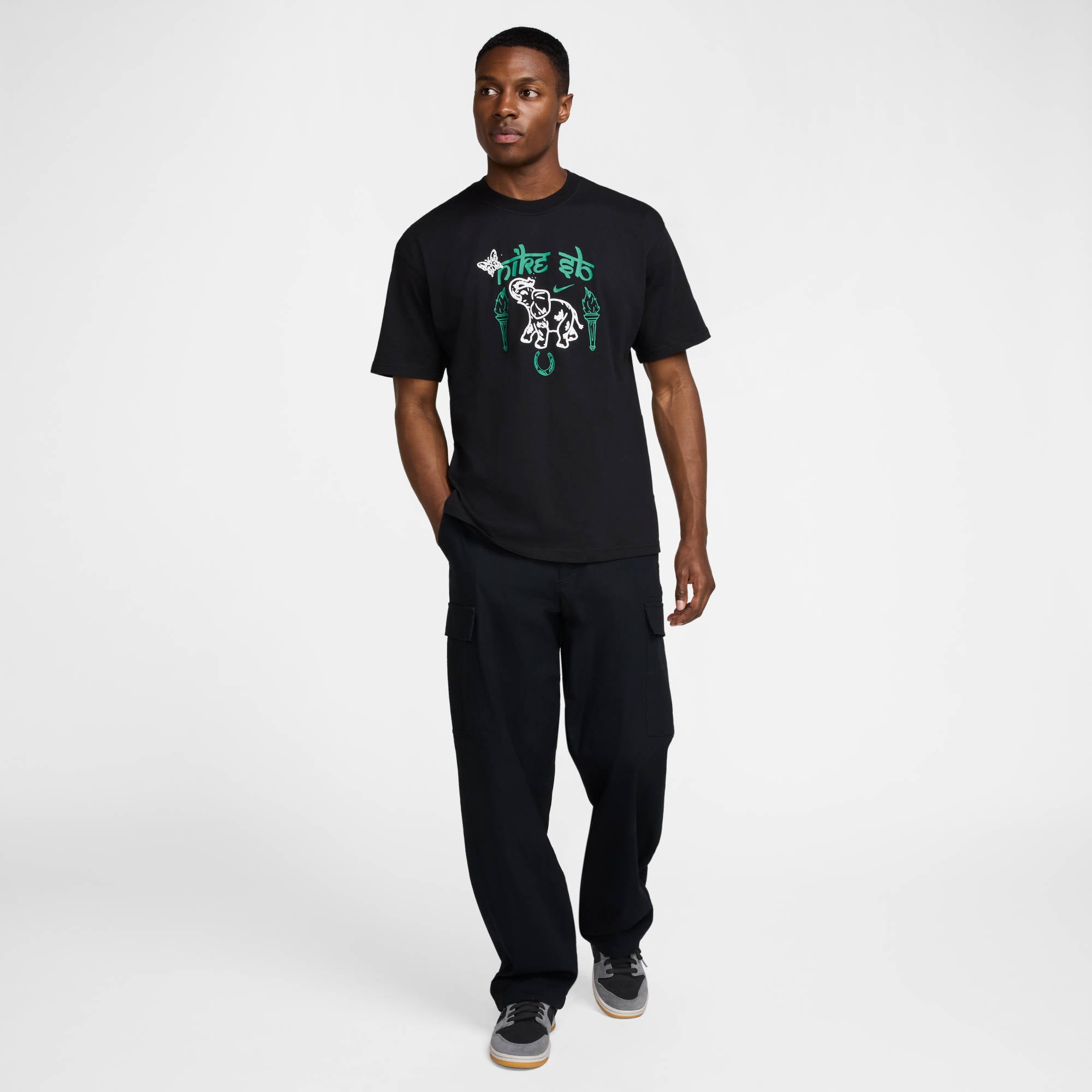 U NK SB TEE M90 OC ELEPHANT Black Bild 6