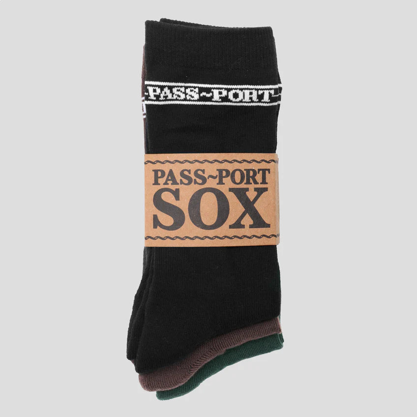 Pass~Port Hi Sox 3 Pack R43 Unisex Socken lang Passport Skateboards 