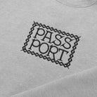 Pass~Port Invasive Embroidered Crewneck Herren Crewneck Passport Skateboards 