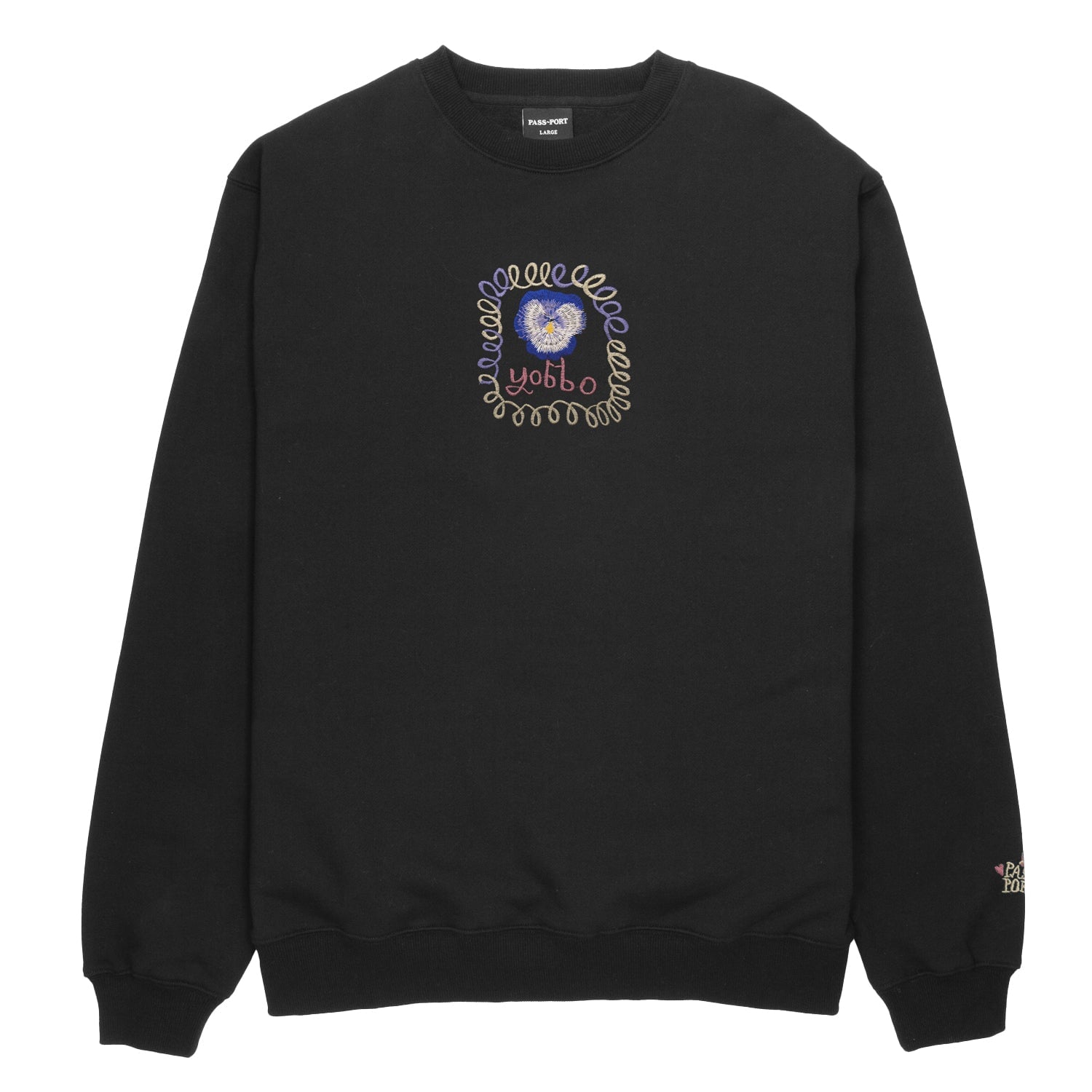 Pass~Port Yobbo Sweater Herren Crewneck Passport Skateboards 