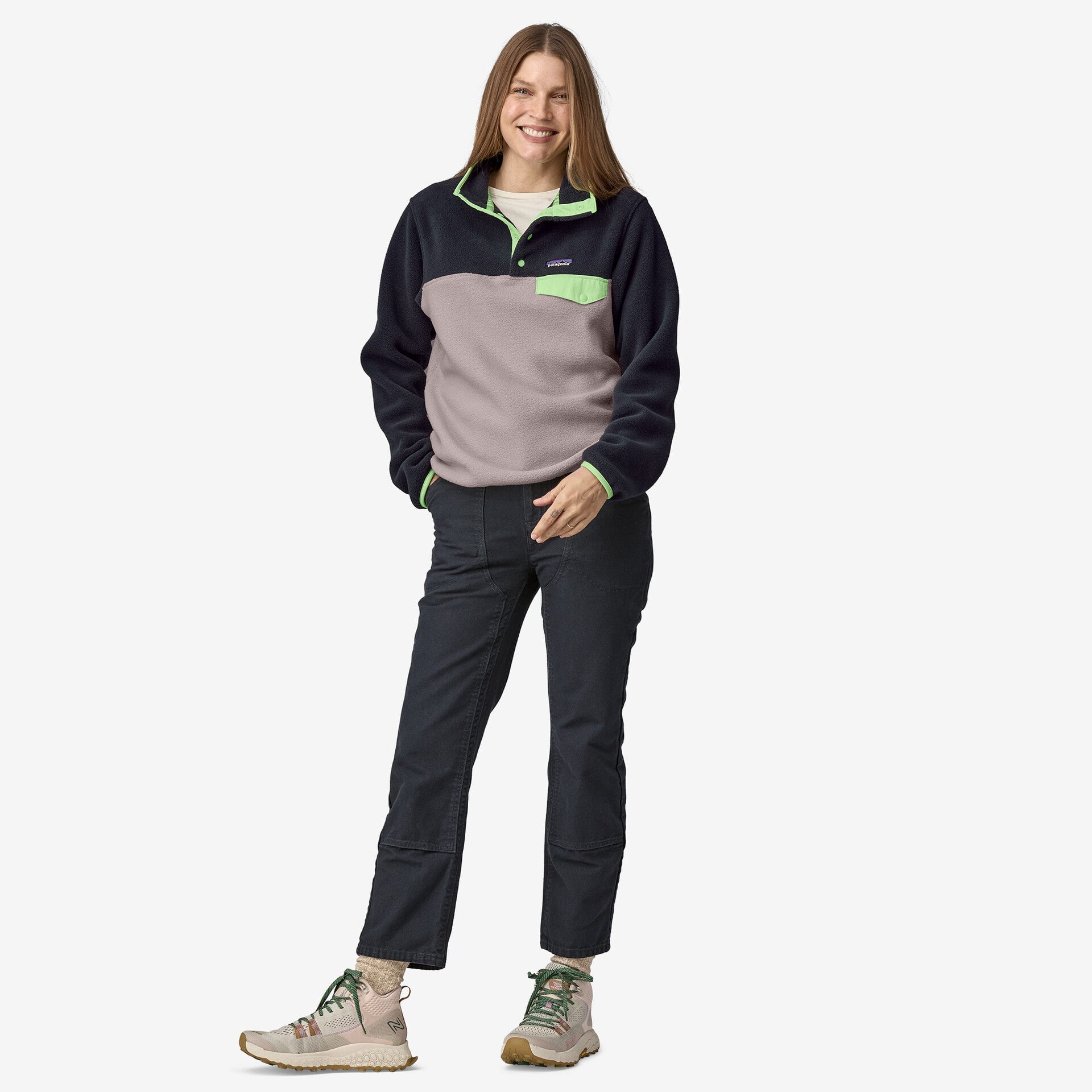 Patagonia Lightweight Synchilla® Snap-T® Fleece Pullover Damen Fleecepullover Patagonia 