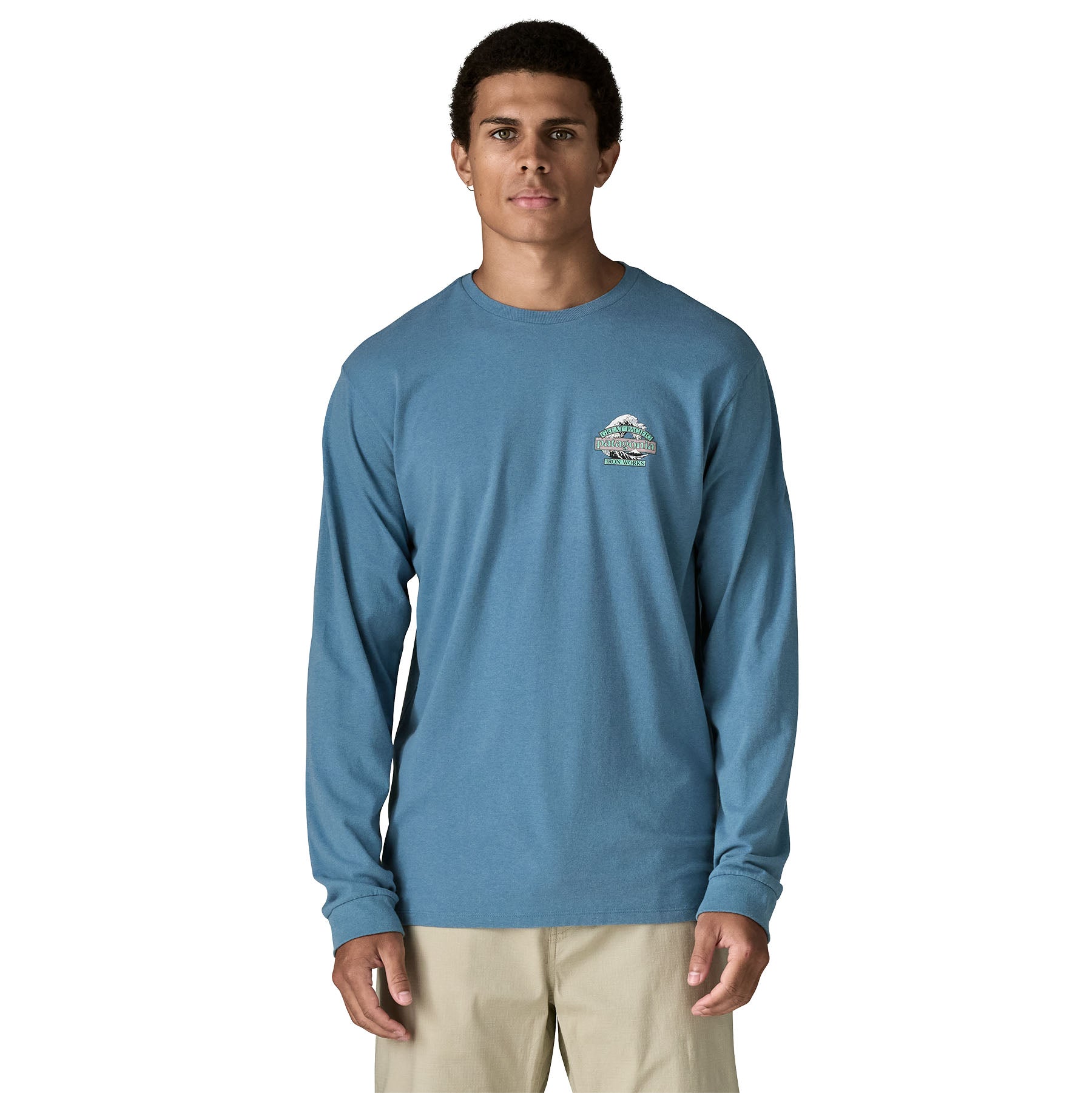 Ms LS Great Waves Responsibili-Tee Shore Blue Bild 3