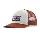 P-6 Logo Trucker Hat White w/Rusty Red Bild 1