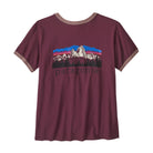 Ws Fitz Roy Foothills Ringer Tee Berry Fig Bild 1