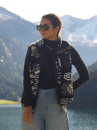 Jasey Jeph Vest Black White Bild 5