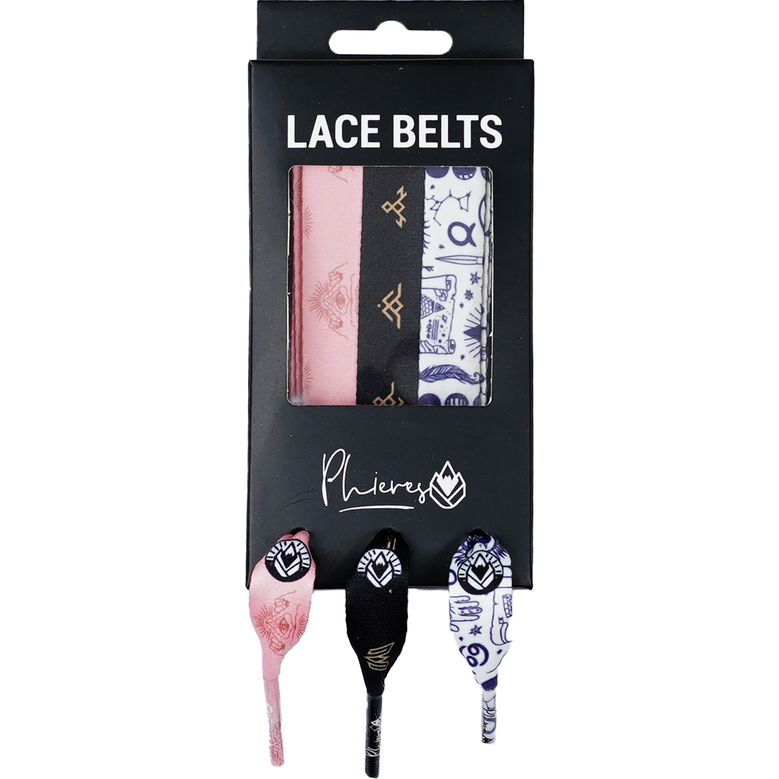 PH-Lacebelts Wht/Pearl/Blk Bild 1