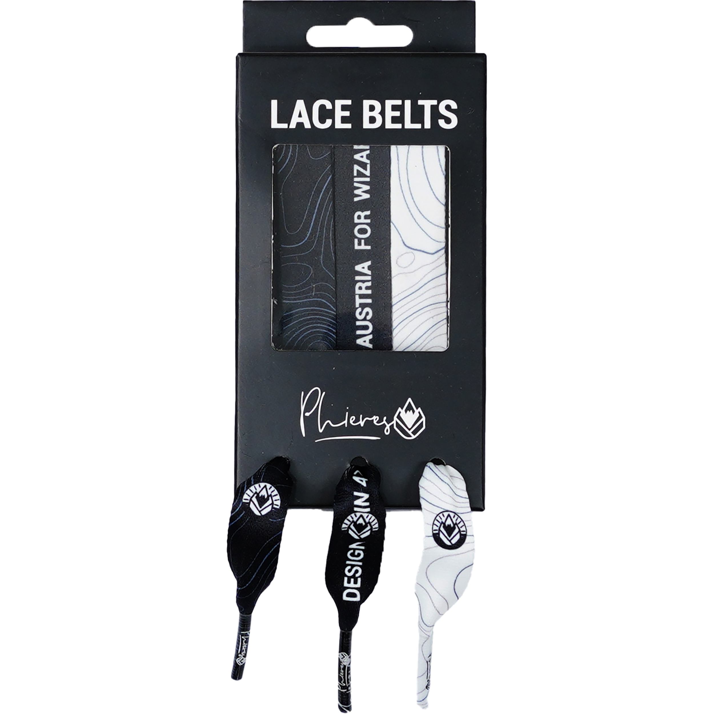 PH-Lacebelts Blk/Line Pattern Bild 1