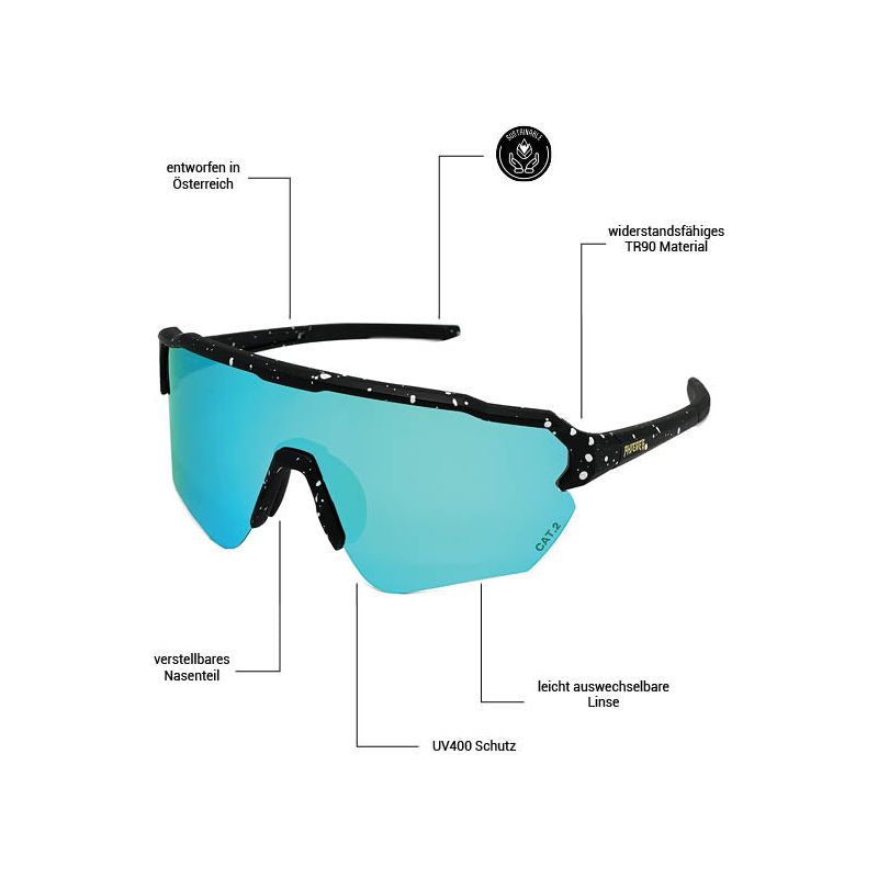 Sandgraiph Ltd Splatter BLK Ice Blu Bild 5