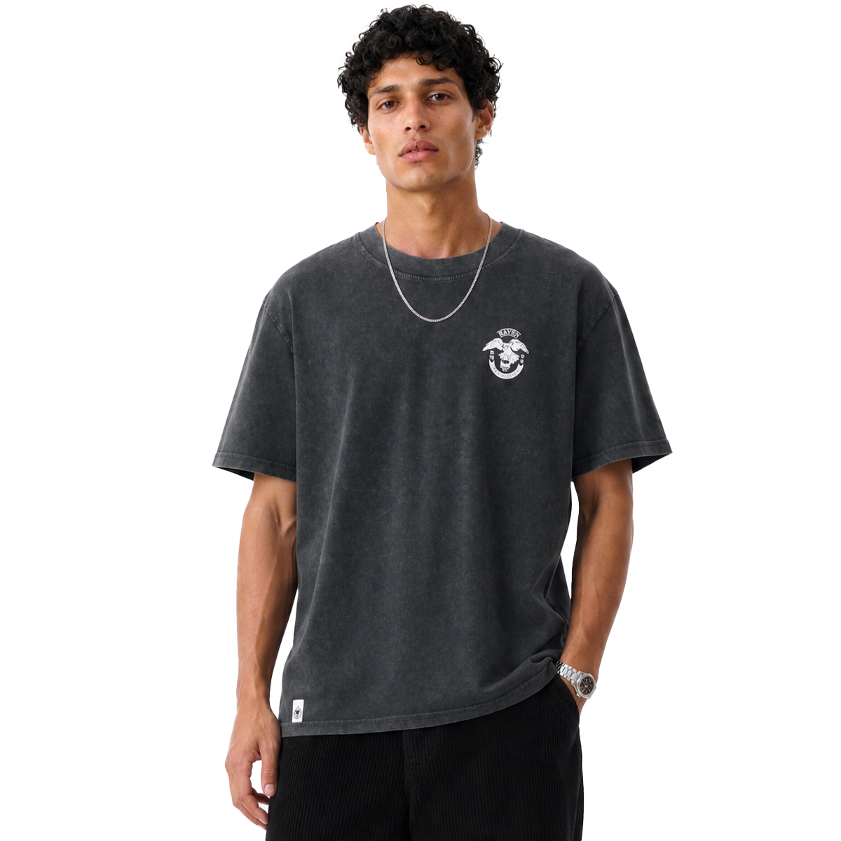 Studioph Acid Tee Black Wash Bild 1