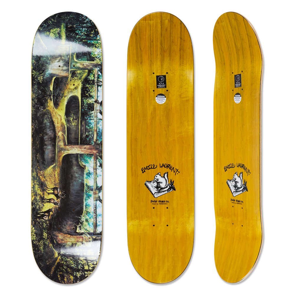 Polar Skate Co. Emile Laurent - Burnside 2084 Deck - 8.5" Decks Polar Skate Co. 