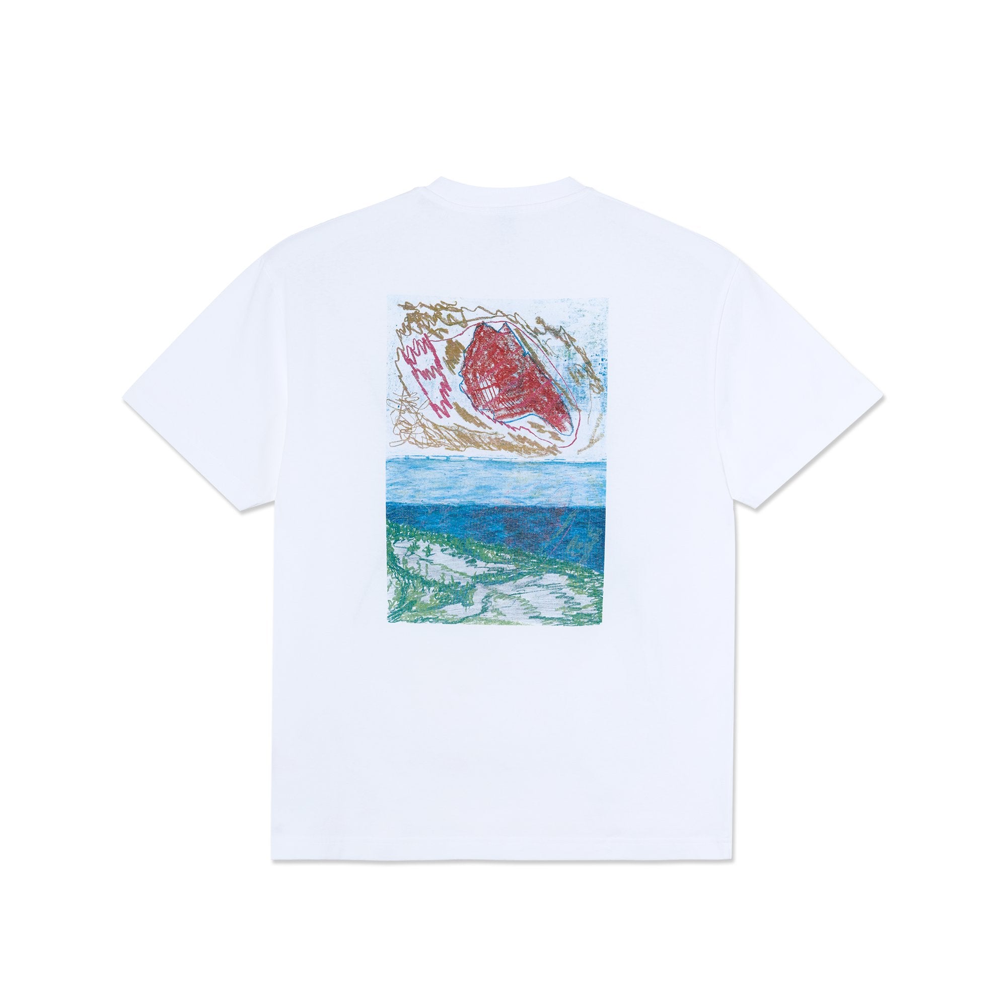 Polar Skate Co. Fill Logo Tee | Dunes T-Shirt Herren T-Shirt Polar Skate Co. 