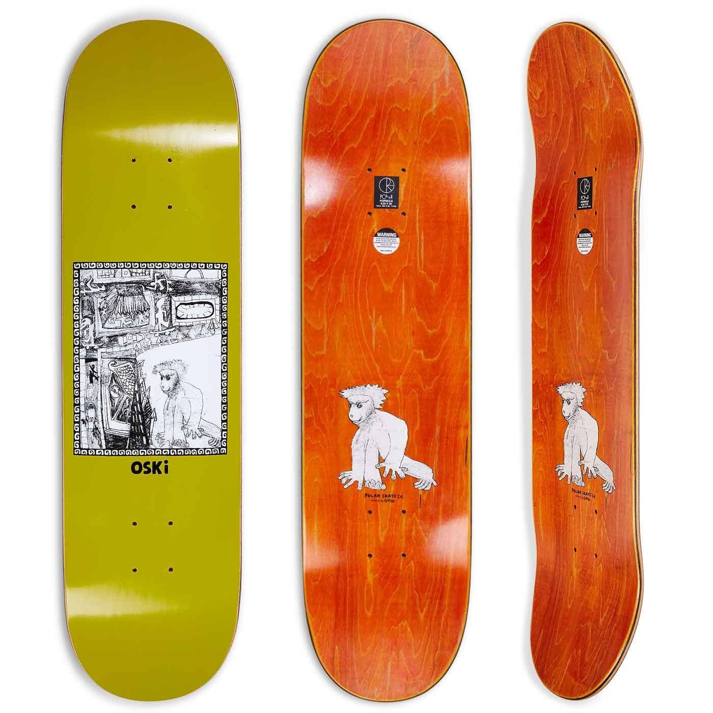 Polar Skate Co. Oskar Rozenberg - Gorilla King Popsicle Deck - 8.0" Decks Polar Skate Co. 