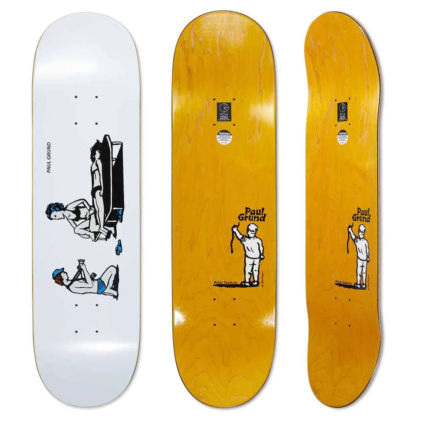 Polar Skate Co. Paul Grund - Photographer Popsicle Deck - 8.625" Decks Polar Skate Co. 