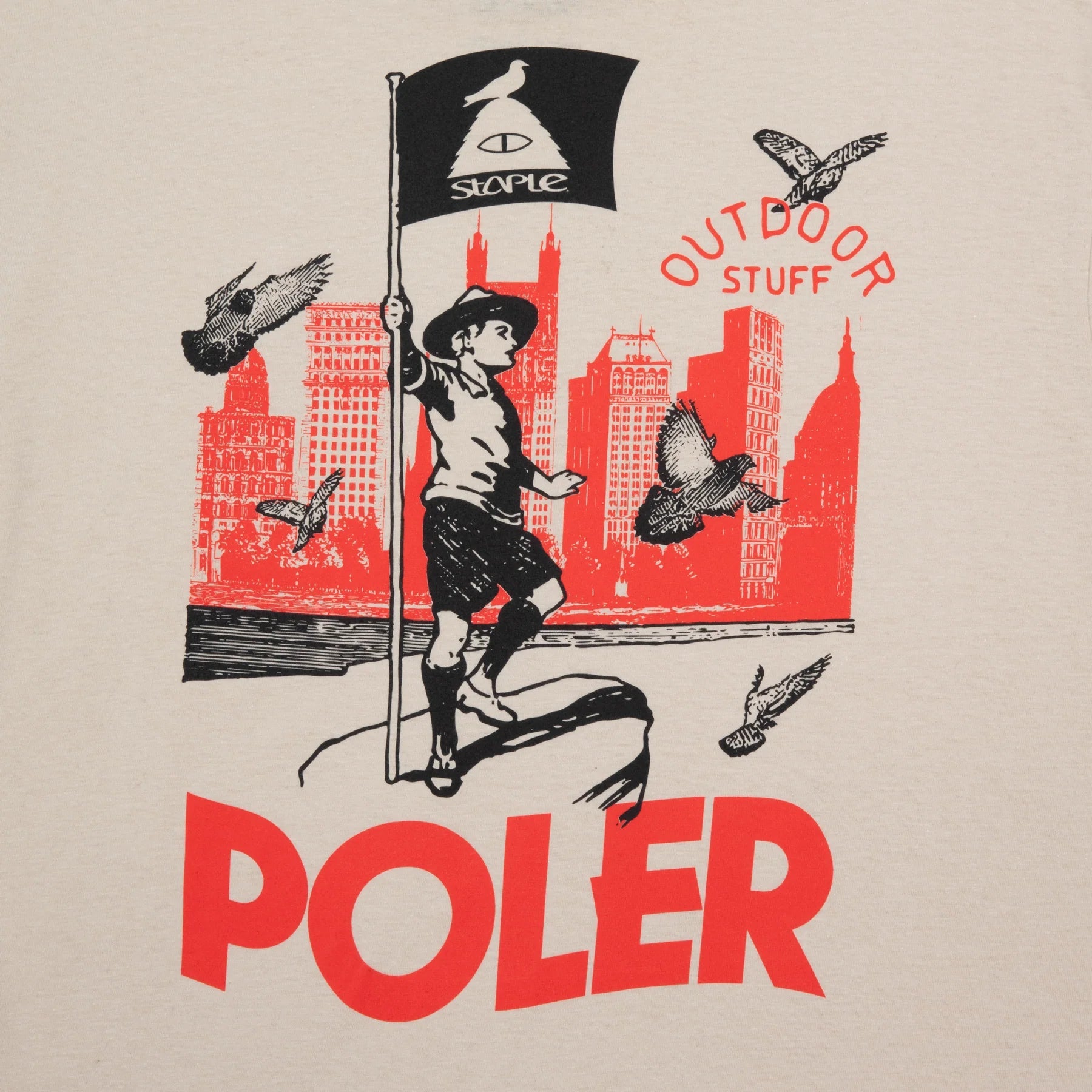 Poler x Staple Design "Outdoor Stuff" T-Shirt Herren T-Shirt Poler 