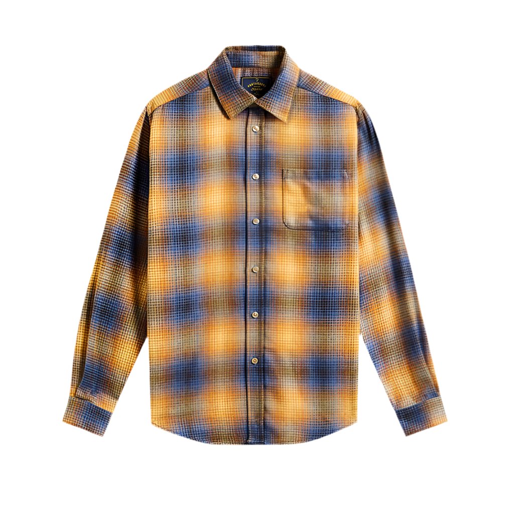 Portuguese Flannel Cerejeira Hemd Herren Langarm-Hemd Portuguese Flannel 