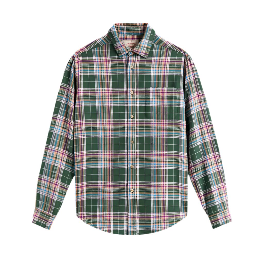 Portuguese Flannel Olissipo Hemd Herren Langarm-Hemd Portuguese Flannel 