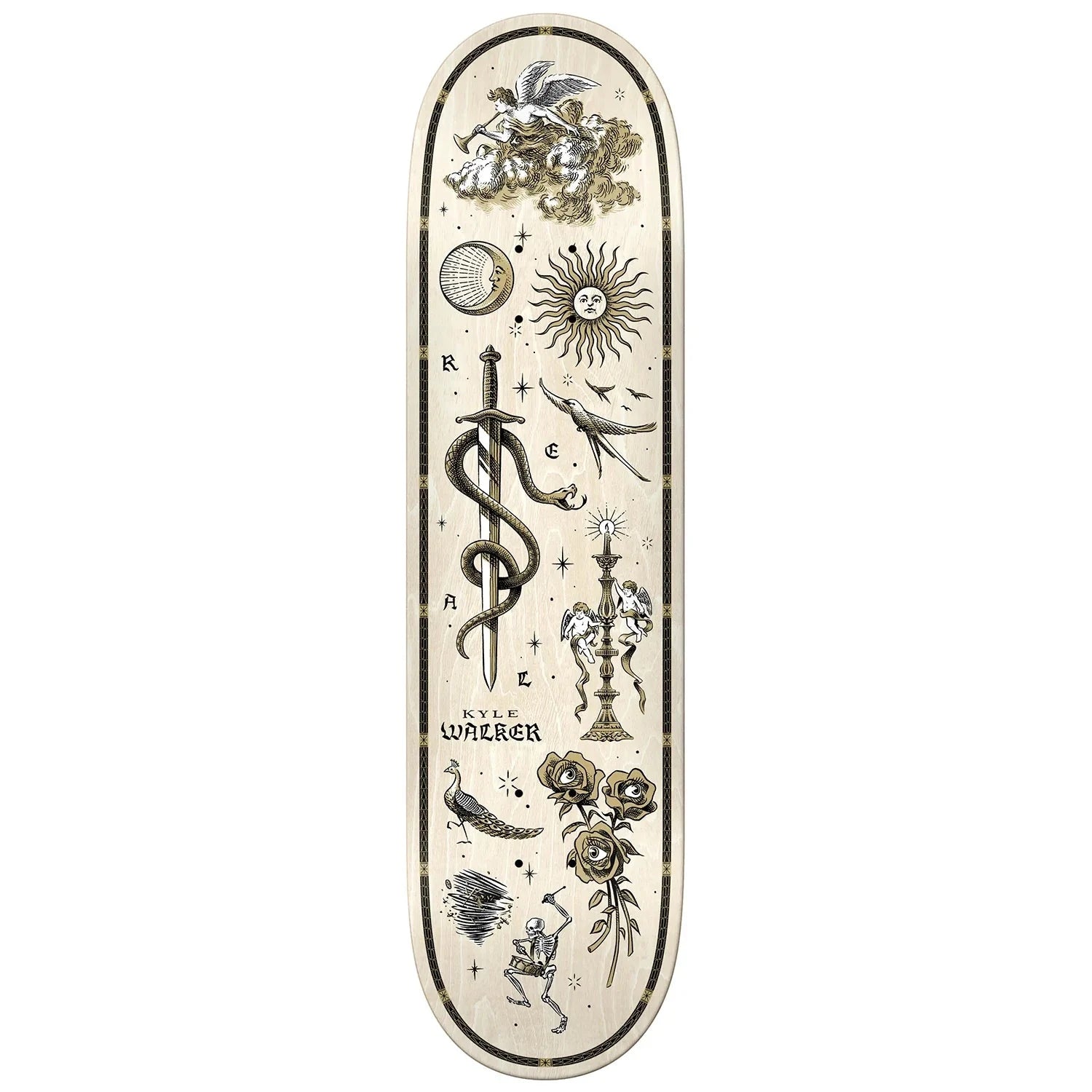Real Engraved Kyle Deck - 8.38" Decks Real Skateboards 