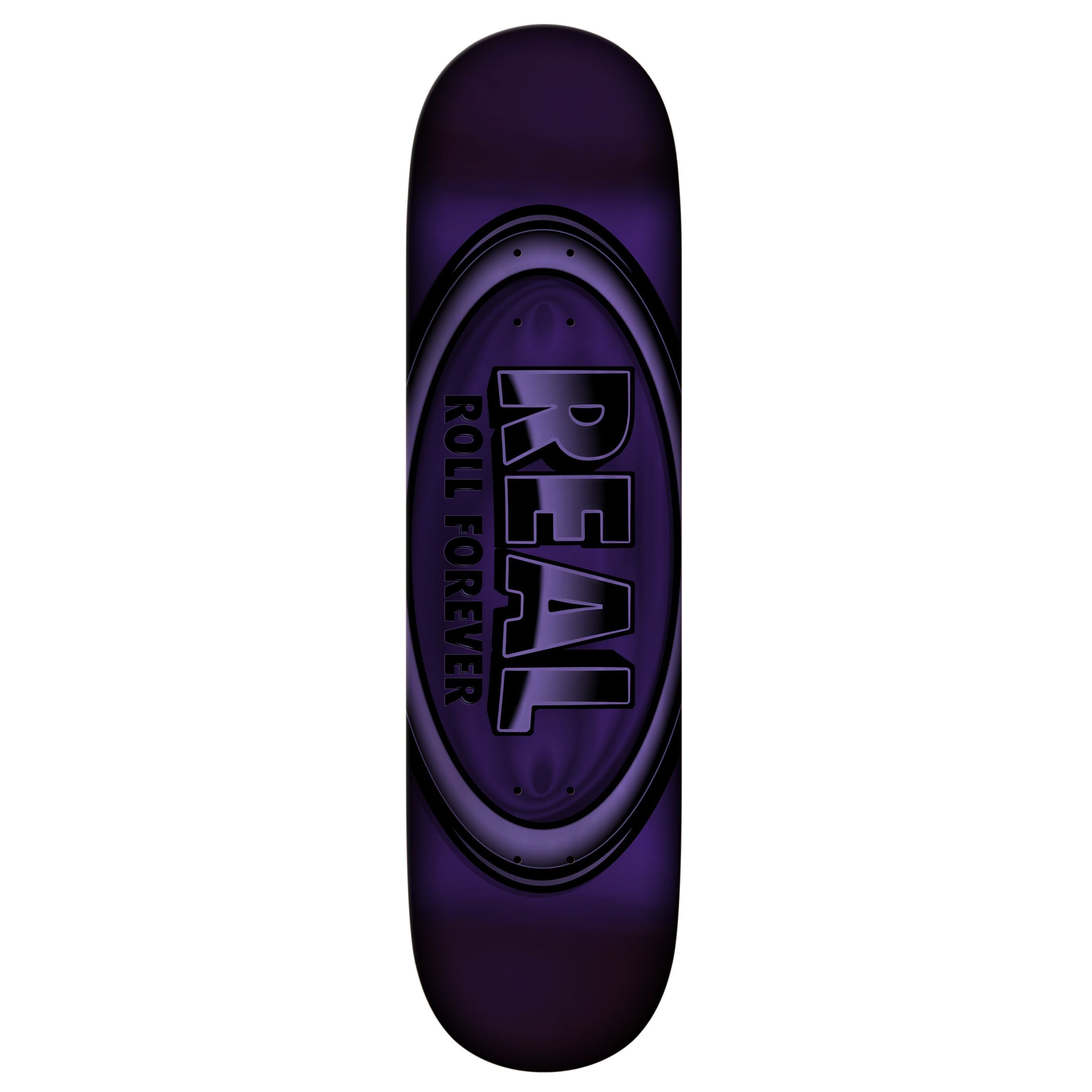 Real Oval "Purple" Foil DBX Deck - 8,38" Decks Real Skateboards 