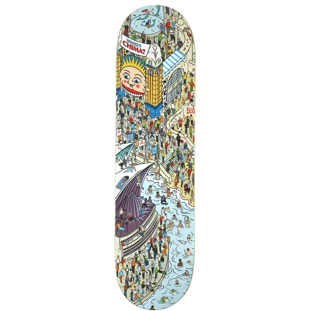 Real Where is Chima Deck - 8,28" Decks Real Skateboards 