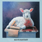 Sci-Fi Fantasy Lamb T-Shirt Herren T-Shirt Sci-Fi Fantasy 