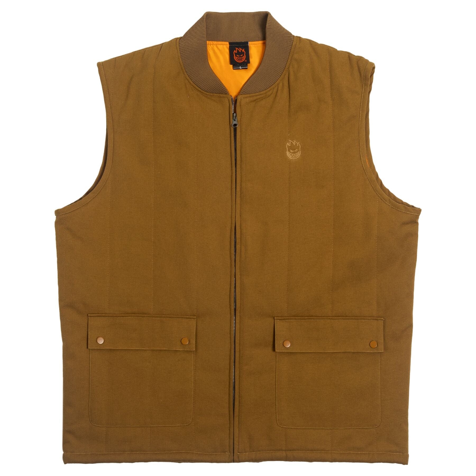 Spitfire Big Head Vest Tan Herren Weste Spitfire Wheels 