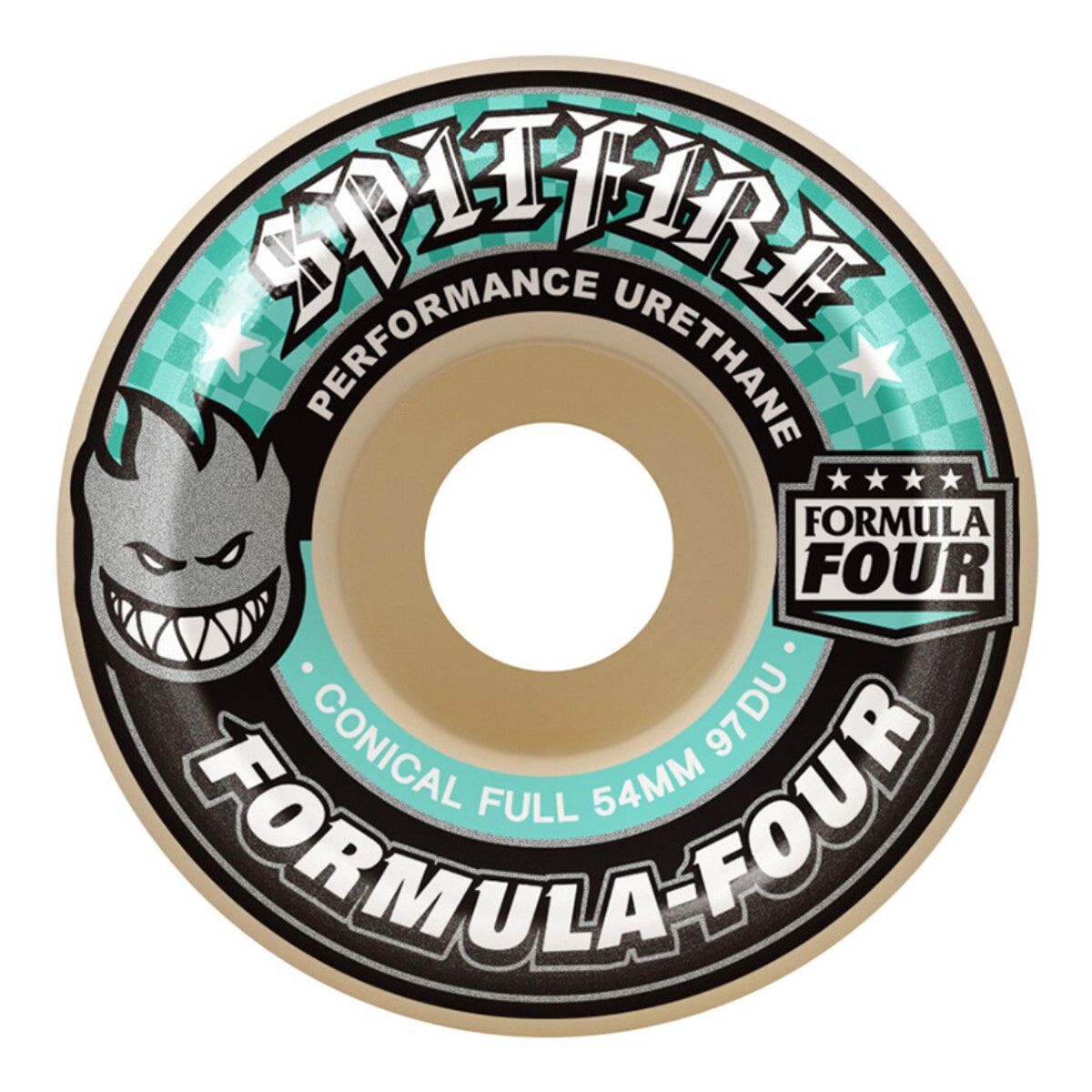 Spitfire Wheels Formular Four Conical Full 97Duro - 58mm Rollen Spitfire Wheels 