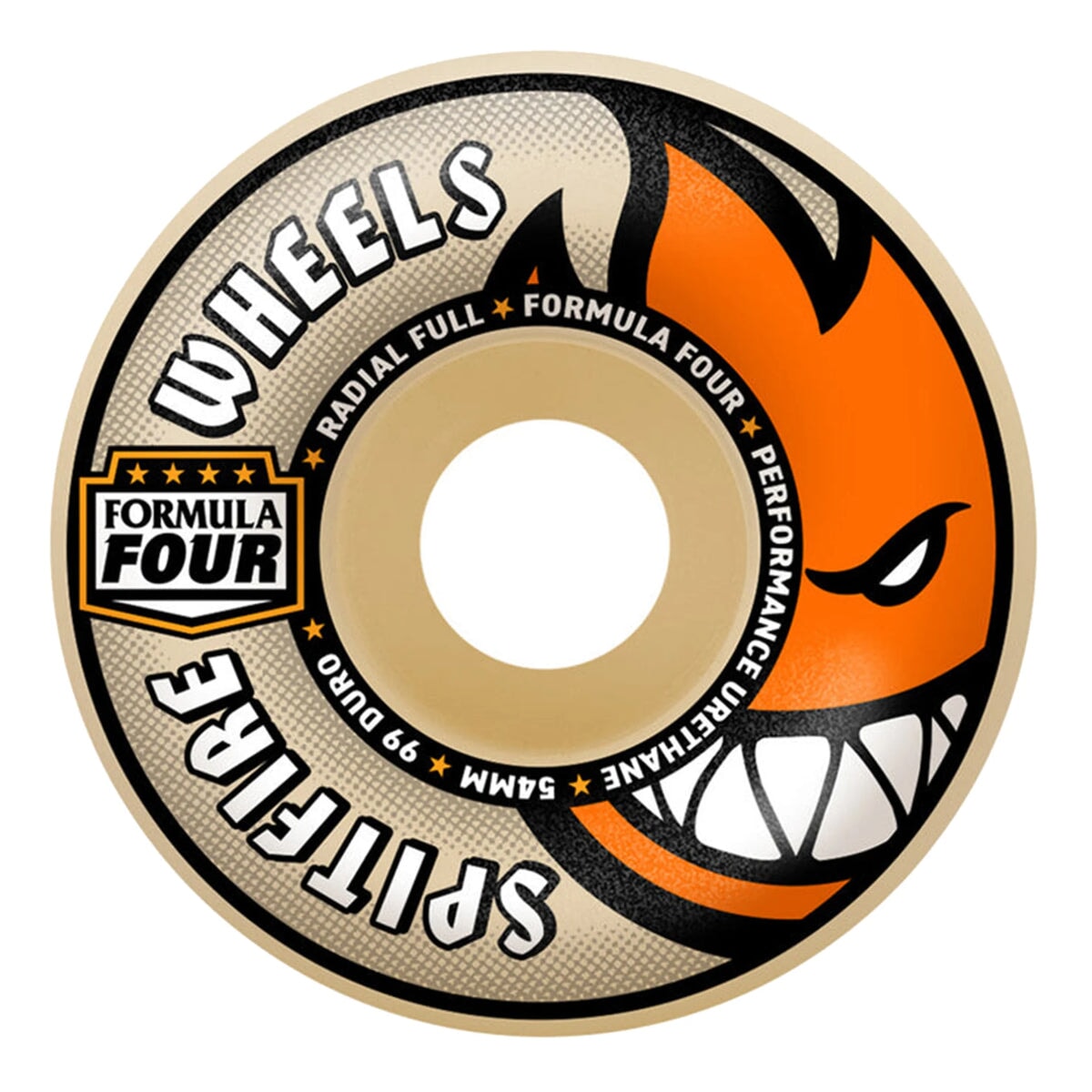 Spitfire Wheels Formular Four Radials Full 99Duro - 58mm Rollen Spitfire Wheels 