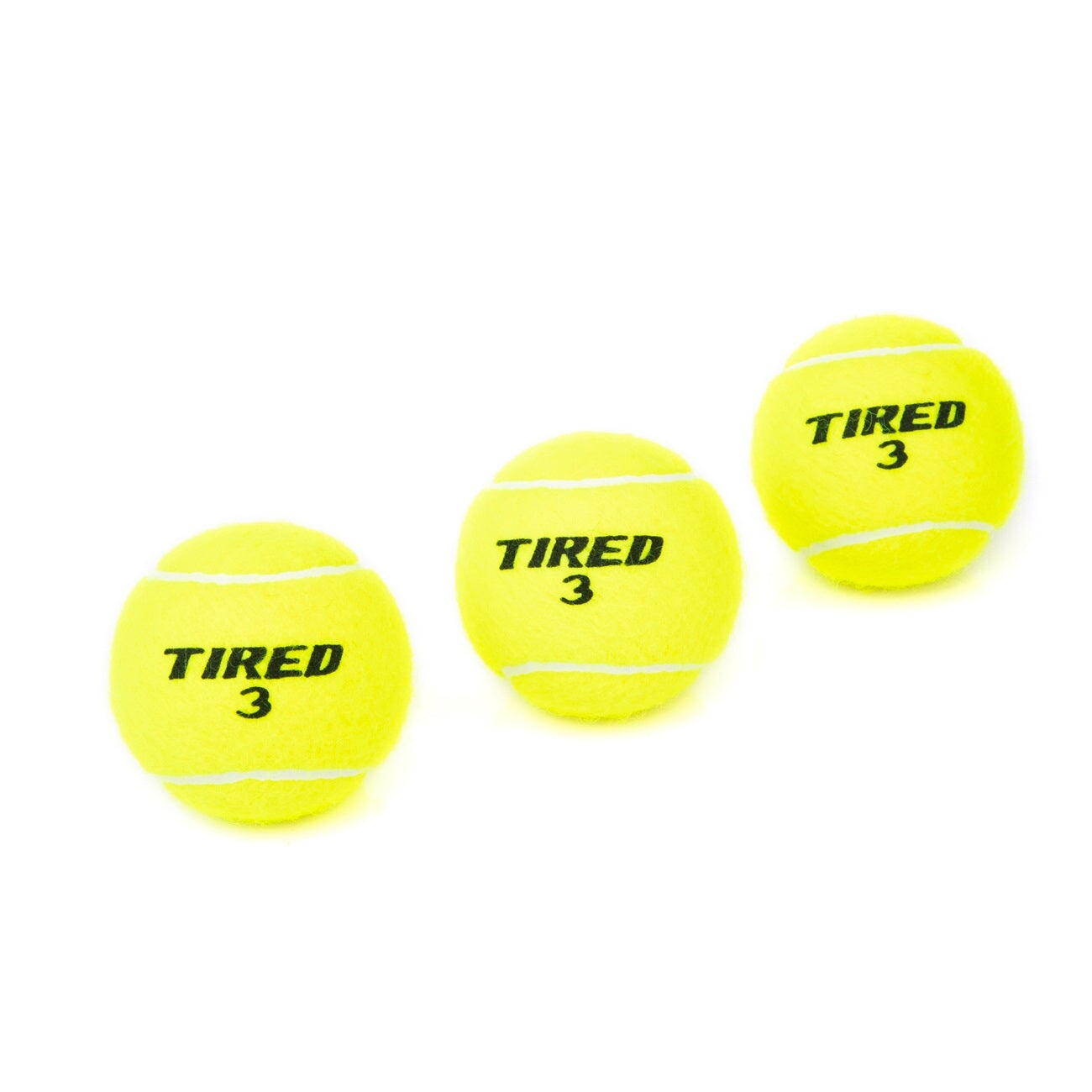 Tired 3 Ball Pack Tennisbälle Tennisbälle Tired 
