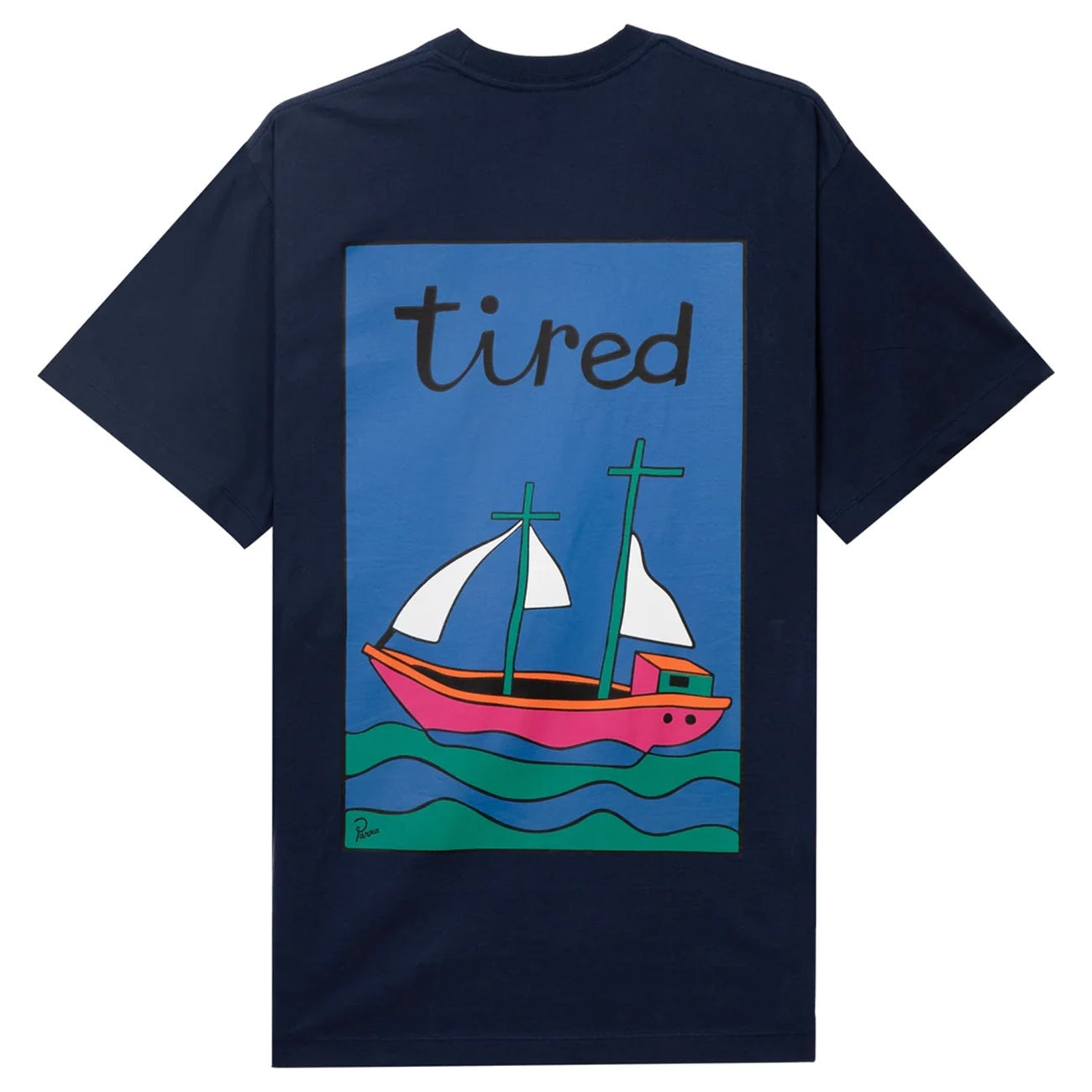 Tired The Ship Has Sailed T-Shirt Herren T-Shirt Tired 
