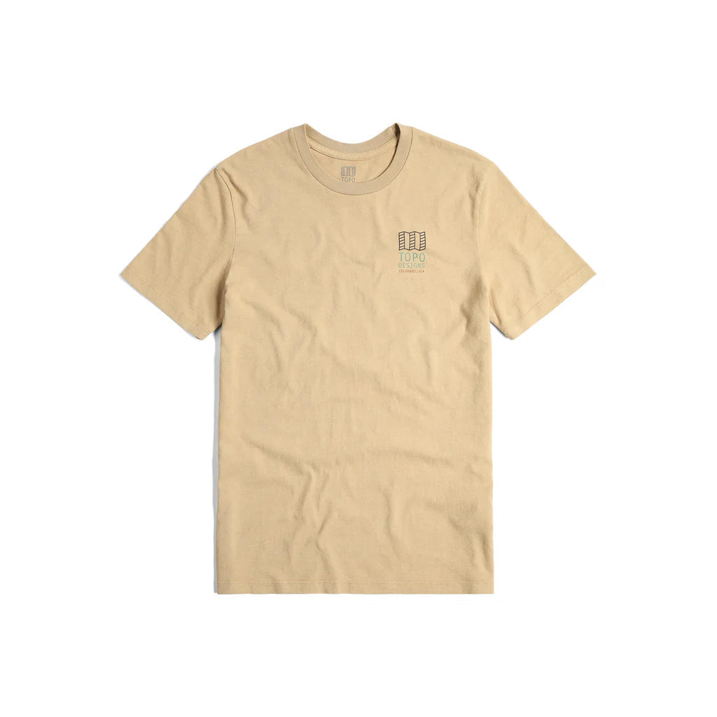 Topo Designs Small Original Logo T-Shirt Herren T-Shirt Topo Designs 