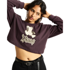 Lil Bear Relax Crop LS Tee Dark Port Bild 1