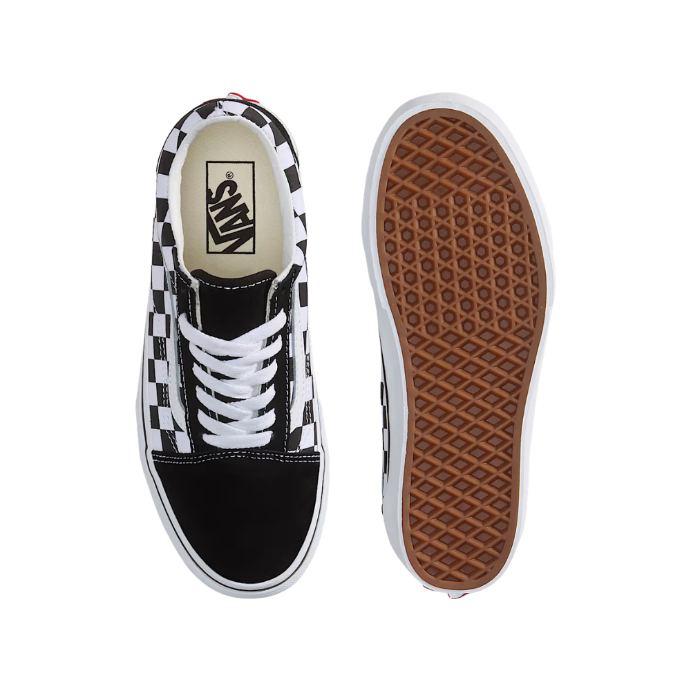 UA Old Skool Platform (Checkerboard) Black Bild 2