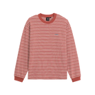 Wesley Stripe LS Knit Light Bronze/Cream Bild 1