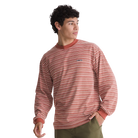 Wesley Stripe LS Knit Light Bronze/Cream Bild 3