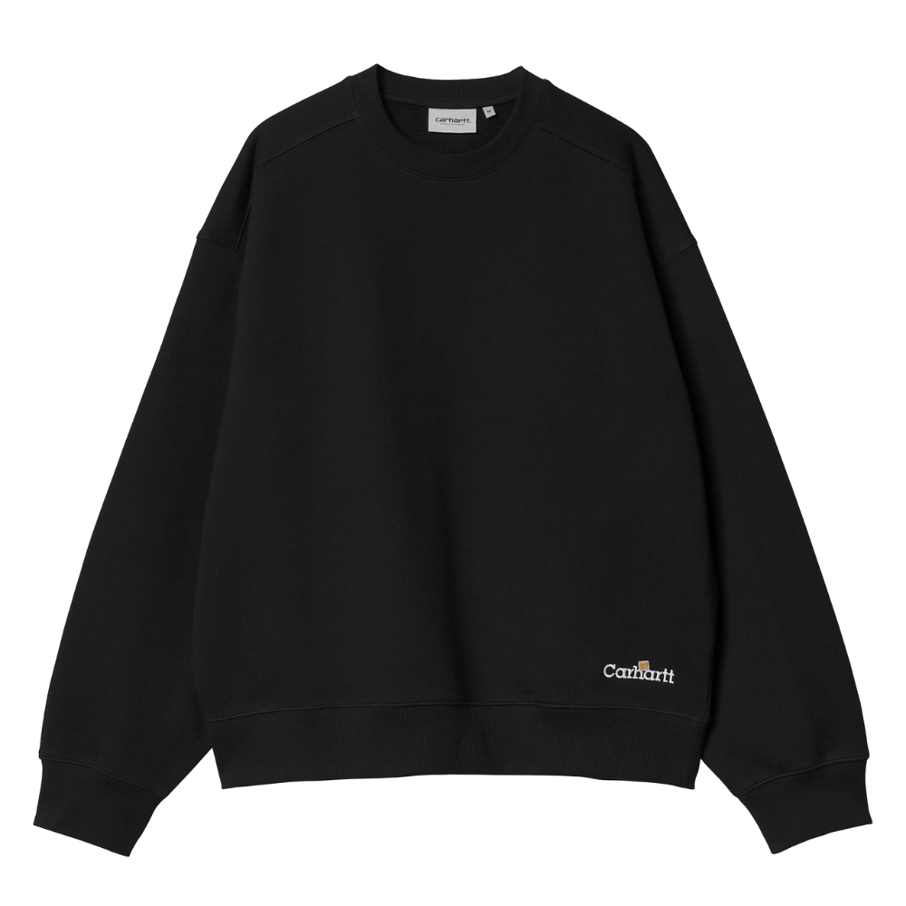 Label Script Sweat Black Bild 1