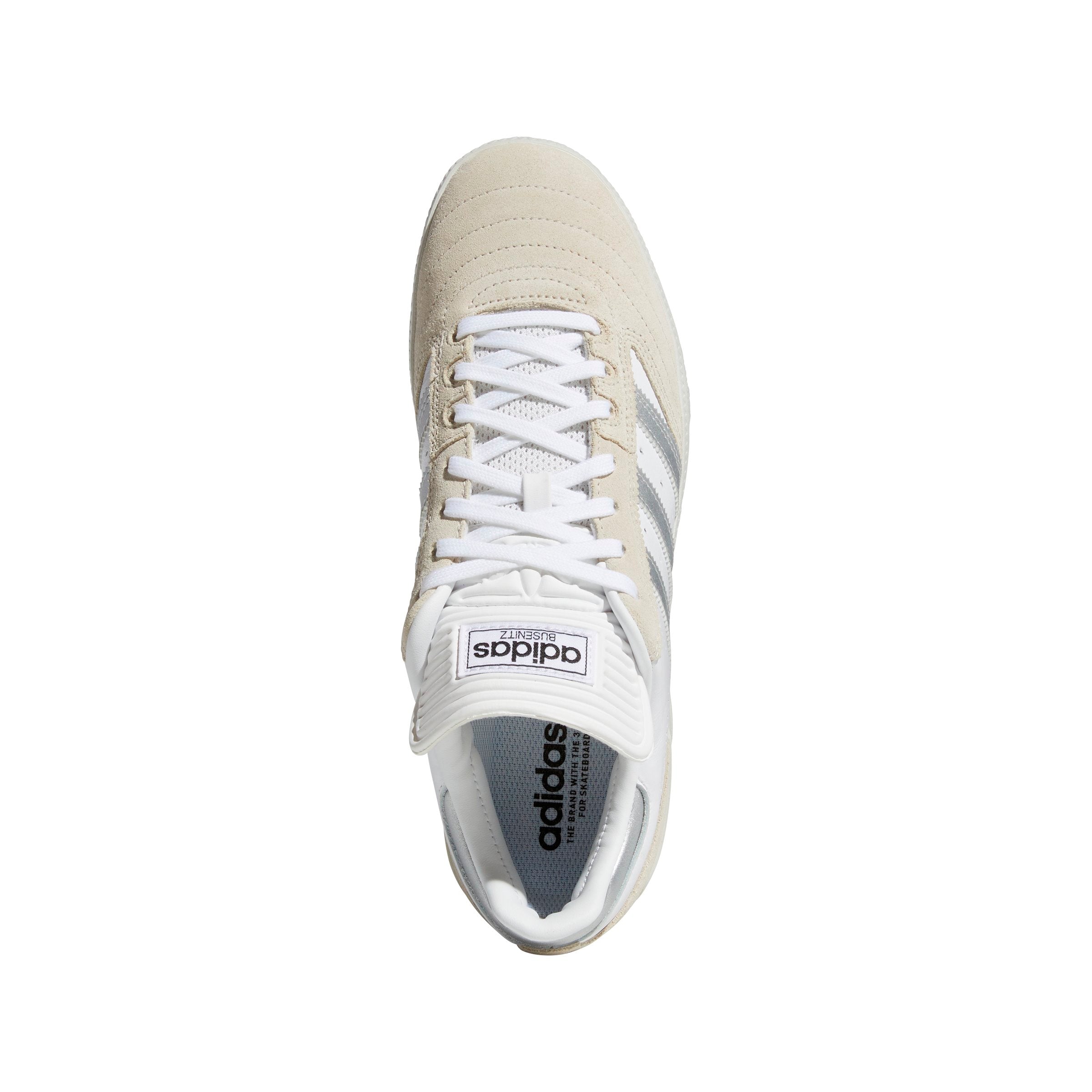 Adidas Busenitz Crystal White - Silver Metallic - Cloud White Sneaker adidas Skateboarding 