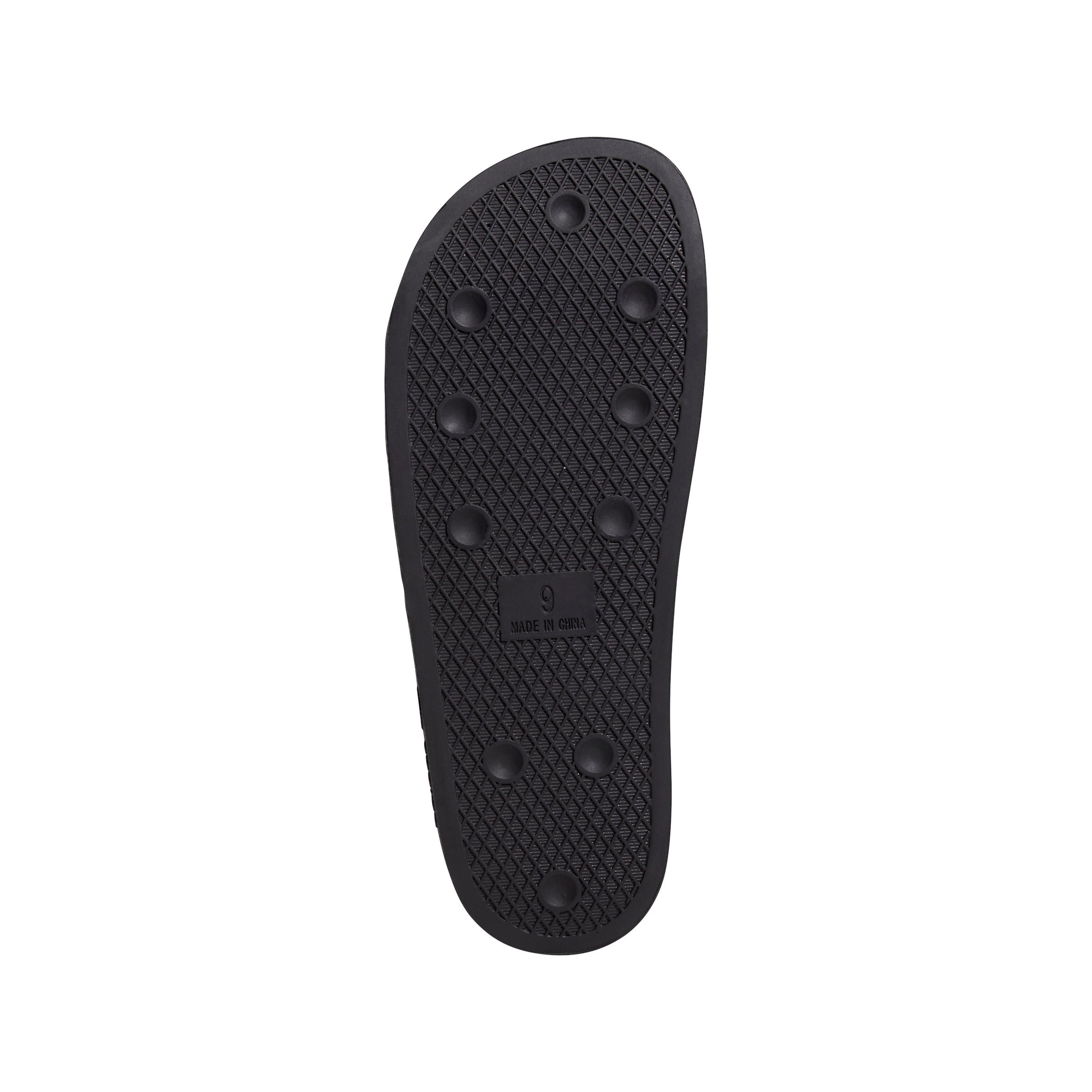Adidas Shmoofoil Slide - Core Black-White-White Sandalen adidas Skateboarding 
