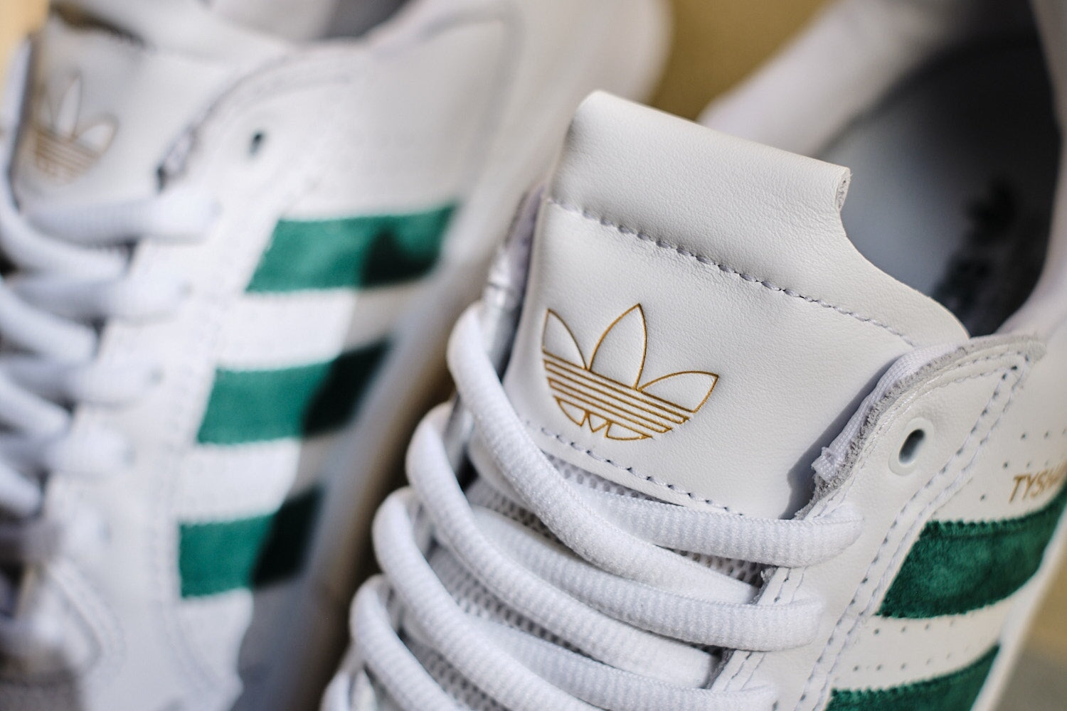 Green and gold outlet sneakers