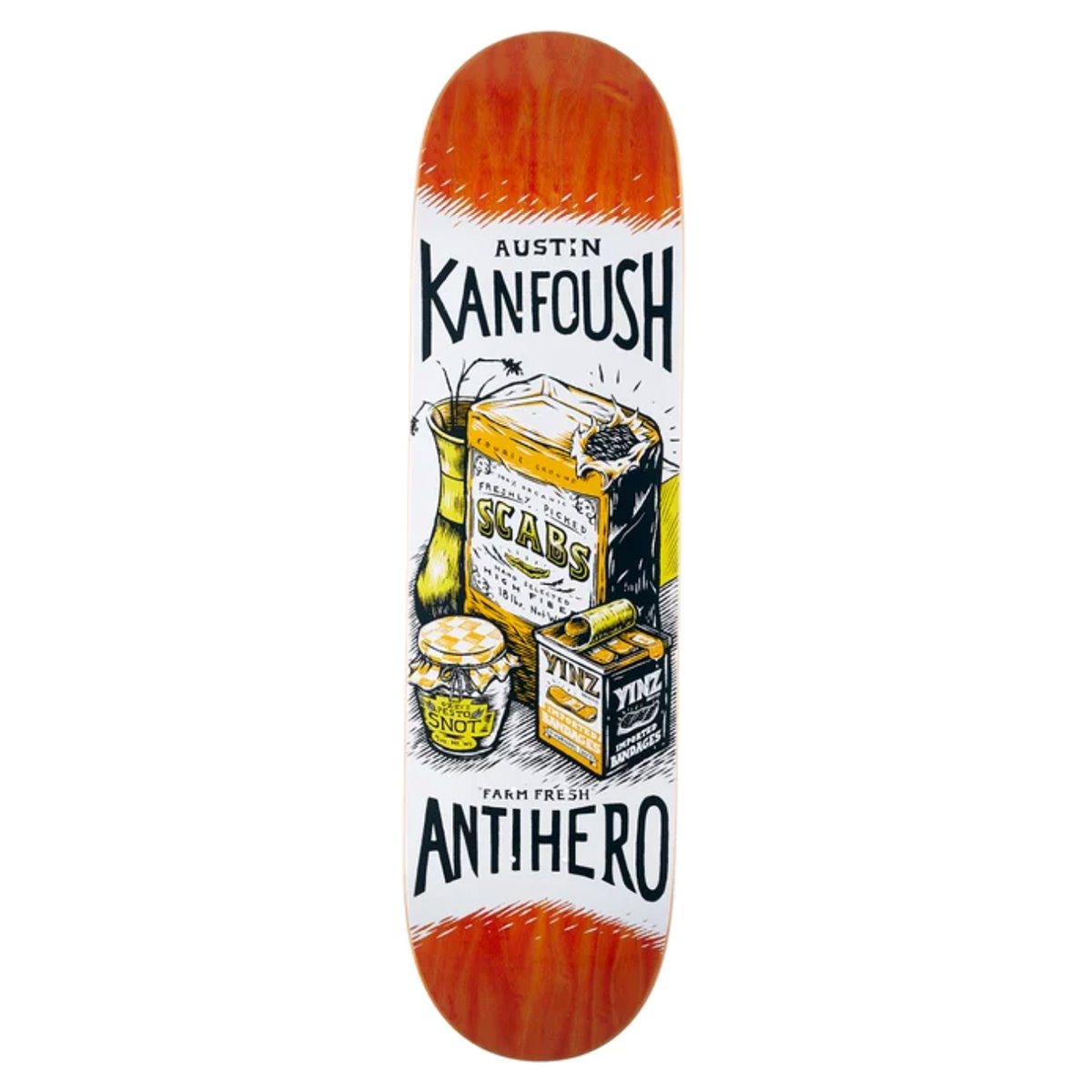 Antihero Kanfoush Farm Fresh Deck - 8,38" Decks Antihero Skateboards 