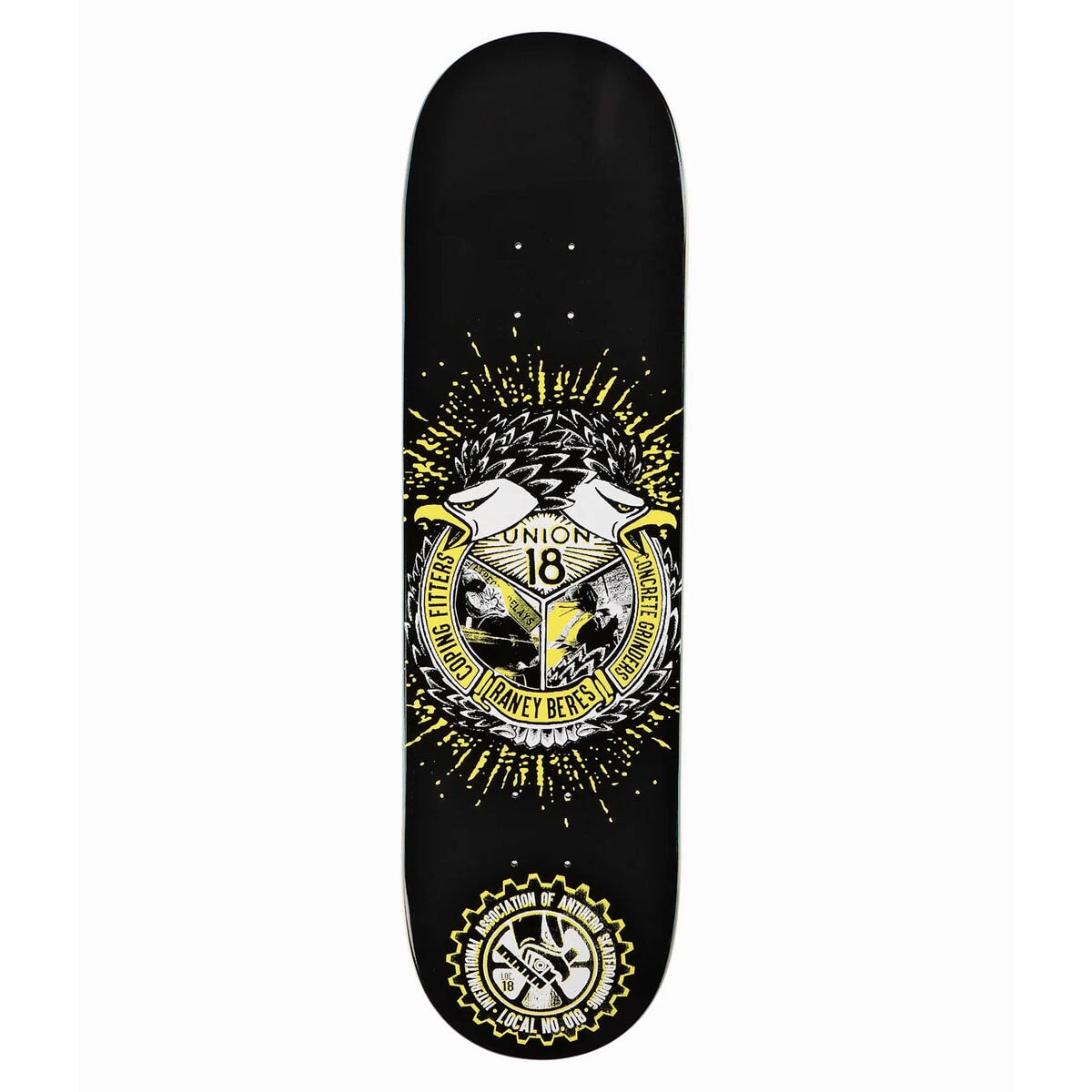 Antihero Raney Beres Local 18 Union Deck - 8,75" Decks Antihero Skateboards 