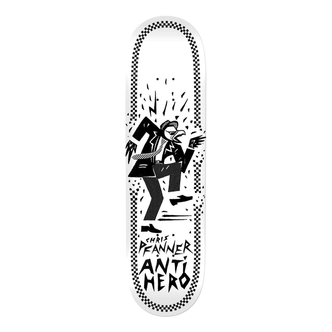 Antihero Rude Bwoys Chris Pfanner Deck - 8,25" Decks Antihero Skateboards 
