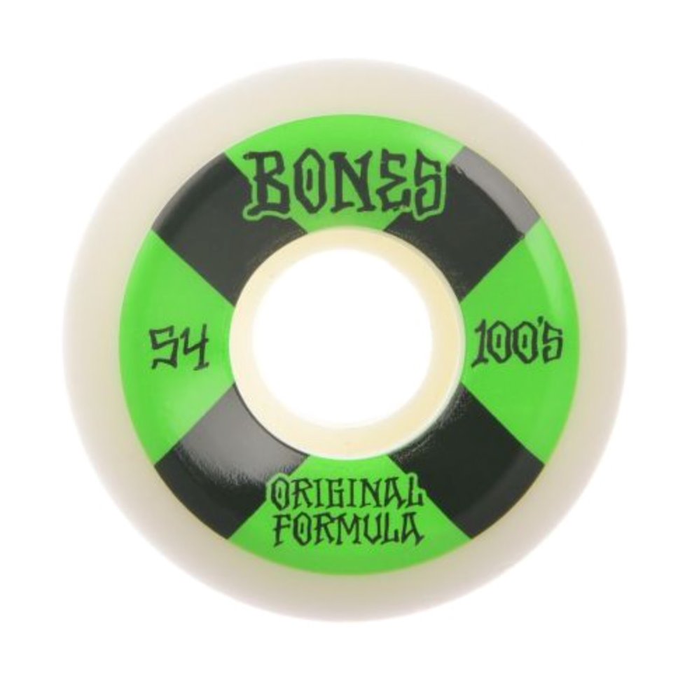 Bones Wheels 4PK OG Formula 100A V5 Side-Cut Rollen - 54mm Rollen Bones 