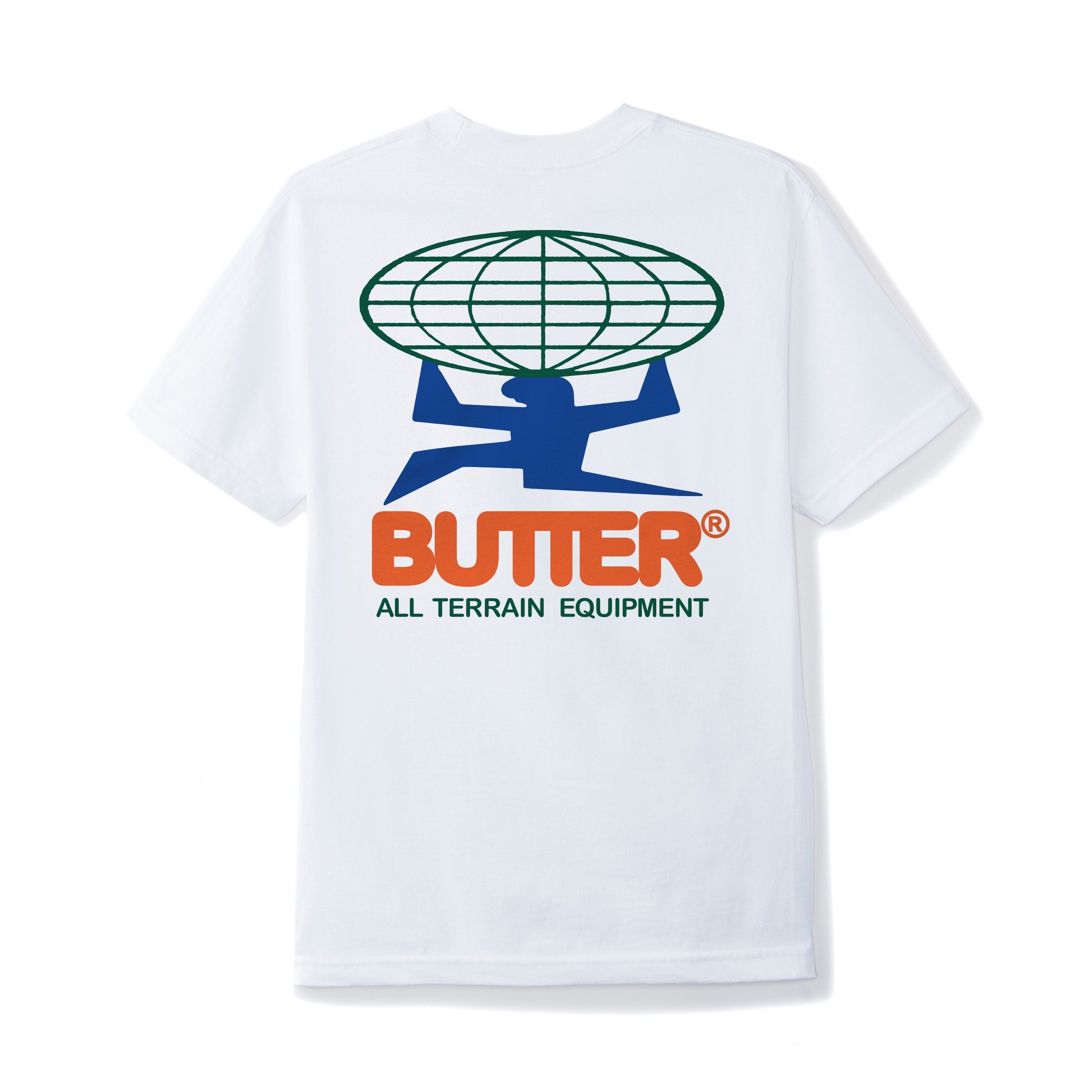 Butter Goods All Terrain T-Shirt - White T-Shirt Butter Goods 